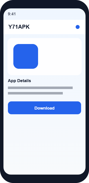 Y71APK download screen placeholder